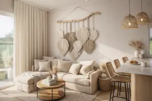 Projekt salonu w apartamencie